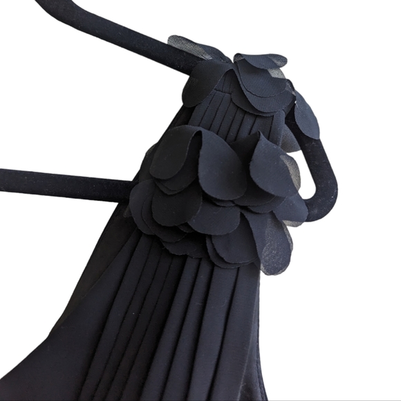 David's Bridal Black One Shoulder Mini Dress - Picture 5 of 8